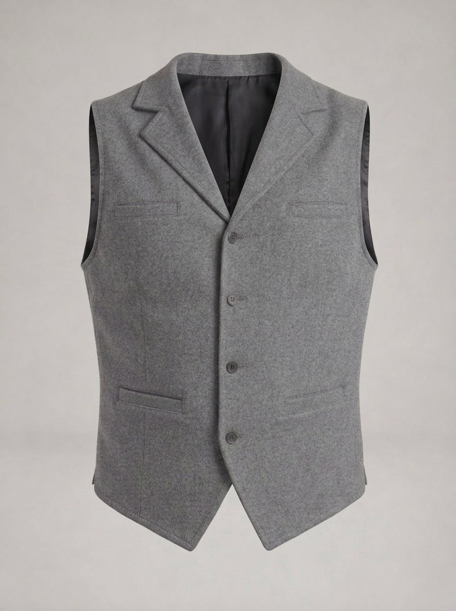 MANOLO chaleco lana gris - producto