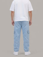 JOSU cargo denim espalda