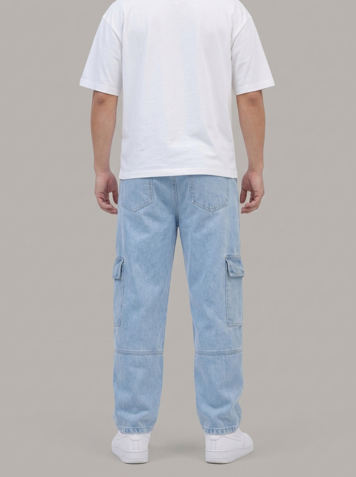 JOSU cargo denim espalda
