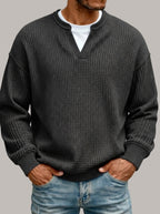 GUZMÁN - Jersey de punto gofrado efecto capas™