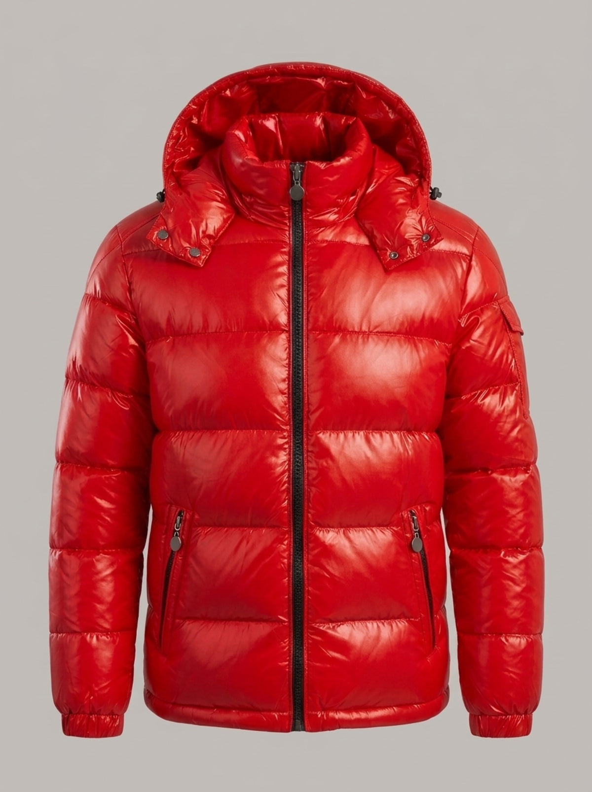 RUBÉN chaqueta plumas brillante - Rojo